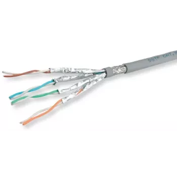 ROLINE S/FTP Cat.6A (Class EA) LSOH Solid Wire Bulk Cable, 100 m, Γκρι
