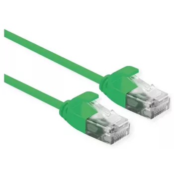 ROLINE UTP DataCenter Patchkabel Cat.6A (Class EA), LSOH, Slim, Πράσινο, 3 m
