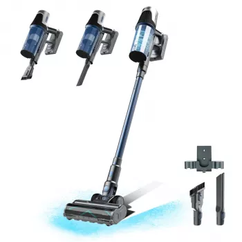 CECOTEC Conga Rockstar RS50 επαναφορτιζόμενη ηλεκτρική σκούπα, μαύρο/τυρκουάζ