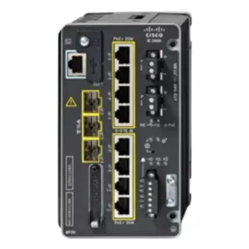 CISCO IE-3500-8P3S-A βιομηχανικός managed switch, 8 GE PoE+ και 3 GE SFP Modular, NA