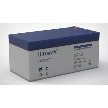 ULTRACELL UL3.4-12 AGM μπαταρία 12V 3,4Ah