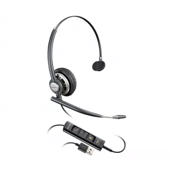 Poly EncorePro HW715 Ενσύρματα On-Ear ακουστικά με μικρόφωνο μείωσης θορύβου