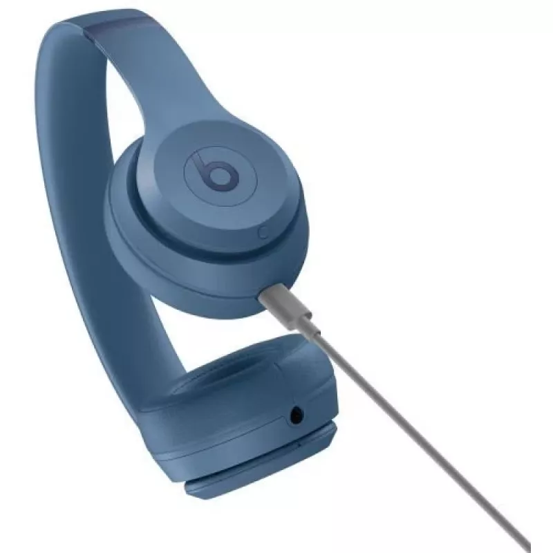 Beats Solo 4 Ασύρματα Ακουστικά Slate Blue MUW43