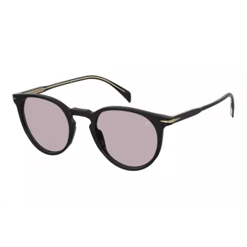 David Beckham DB1139S807KE Unisex Γυαλιά Ηλίου, Μαύρος Σκελετός, Γκρι Φακοί, 51 mm