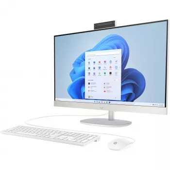 HP 27-cr0475ng All-in-One PC, 27 ίντσες FHD IPS, Intel Core i7-1355U, 16GB RAM, 1TB SSD, Windows 11 Home, Λευκό