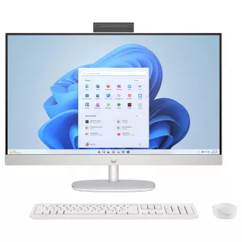 HP 27-cr0475ng All-in-One PC, 27 ίντσες FHD IPS, Intel Core i7-1355U, 16GB RAM, 1TB SSD, Windows 11 Home, Λευκό