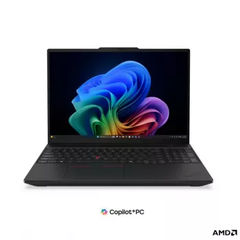 Lenovo ThinkPad T16 G5 AMD Business Laptop, 16 inch WUXGA IPS, AMD Ryzen AI 5 PRO 440, 16GB DDR5, 512GB SSD, AMD Radeon 840M, Windows 11 Pro, Μαύρο, Σκανδιναβικό πληκτρολόγιο