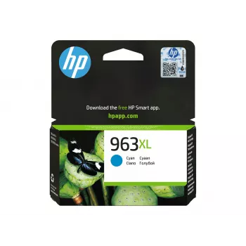 HP 963XL High Yield Cyan Γνήσιο μελάνι εκτυπωτή
