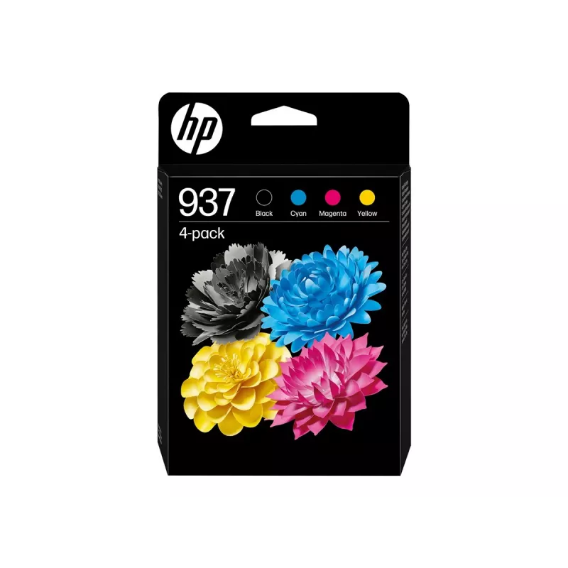 HP 937 CMYK Γνήσιο μελάνι εκτυπωτή 4-Pack