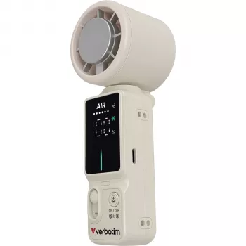 Verbatim Cool inch´Go Ice Touch Mini Ανεμιστήρας Χειρός Λευκό/Ασημί 32348