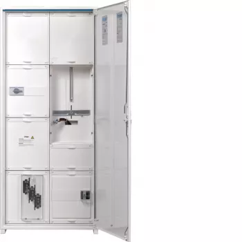 Hager universN FP82W5N Ερμάριο Μετασχηματιστή/Μετρητή 1250x550x205mm 1 Πεδίο Μετρητή APZ NAR NH00 SUT