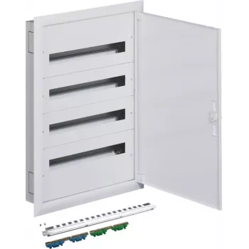 Hager FW424FT Ερμάριο Διανομής Χωνευτό IP30 4x24 Μονάδες 96 Συνολικά