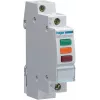 HAGER SVN129 λυχνία σήμανσης, 230V AC, 3 x LED κόκκινο+πράσινο+πορτοκαλί, ράγα DIN