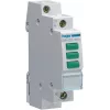 HAGER SVN221 αρθρωτή λυχνία σήμανσης, 230V AC, 3 x πράσινο LED, ράγα DIN