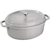 STAUB LA COCOTTE κατσαρόλα χυτοσίδηρου οβάλ 3,2 L, γκρι τρούφας