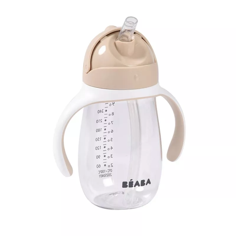Beaba Tritan Μπουκάλι με Καλαμάκι 300 ml Clay Earth