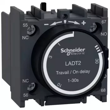 APC Schneider Electric LADR2 Βοηθητικό Μπλοκ Επαφών, 1NO+1NC, Λευκό, TeSys D