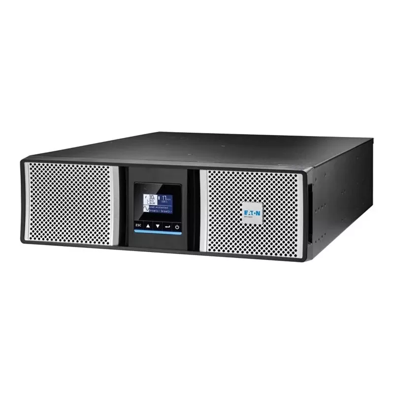 Eaton 9PX G2 9PX6KIRTNG2 UPS - 6000 VA / 6000 W - Online Double Conversion - 3U Rack/Tower - μαύρο, ασημί