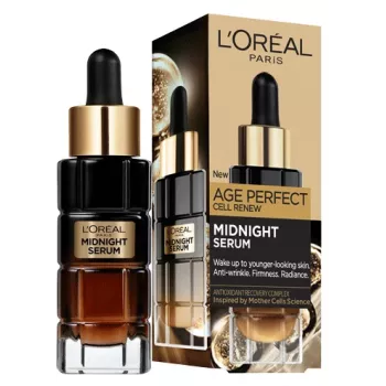 L'Oreal Age Perfect Cell Renew Midnight Serum Αντιρυτιδικός Ορός 30ml