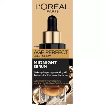 L'Oreal Age Perfect Cell Renew Midnight Serum Αντιρυτιδικός Ορός 30ml