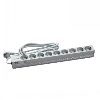 Schneider Electric Actassi 1U PDU Ράγα Διανομής Ισχύος - 9 Πρίζες Schuko 19 ίντσες VDE