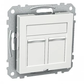 Schneider Electric Πρίζα Δεδομένων Actassi S-One Cat6A STP RJ45 Λευκό