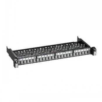 Schneider Electric Actassi S1 Πάνελ Δικτύου Patch 24xRJ45 STP Cat6A 1U Λευκό