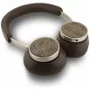 Guess Bluetooth 4G Classic Logo Ασύρματα On-Ear Ακουστικά - Καφέ