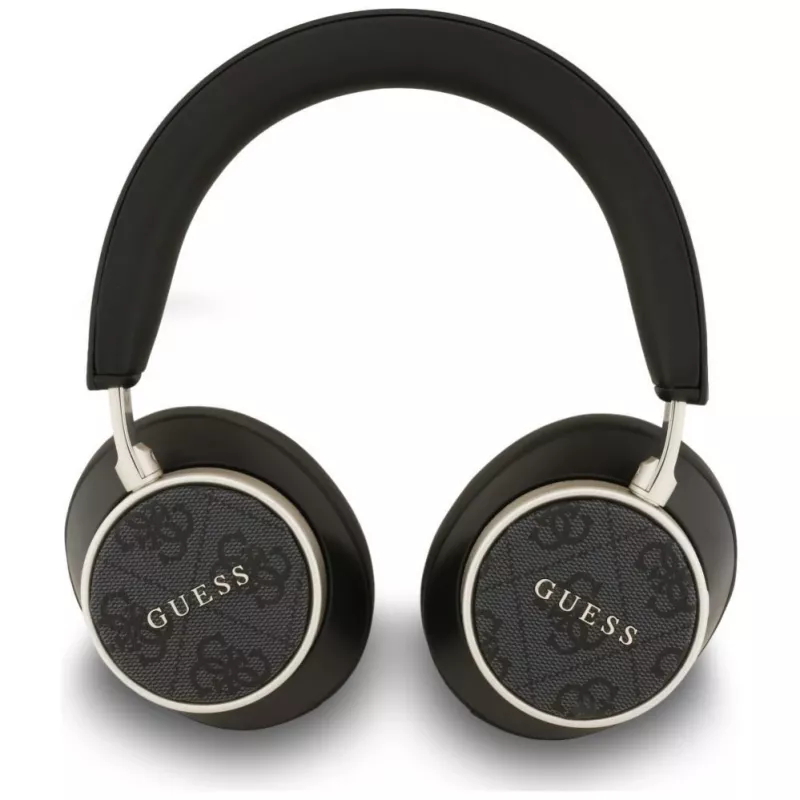 Guess 4G Classic Logo Ασύρματα On-Ear Bluetooth Ακουστικά - Μαύρα