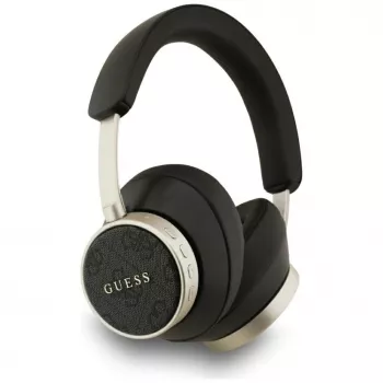 Guess 4G Classic Logo Ασύρματα On-Ear Bluetooth Ακουστικά - Μαύρα