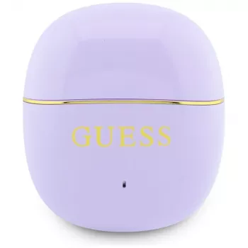 GUESS Glossy Gold Line Classic TWS Ακουστικά - Λιλά