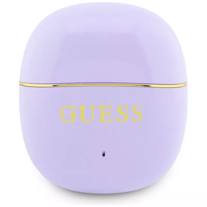 GUESS Glossy Gold Line Classic TWS Ακουστικά - Λιλά