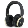 Guess Bluetooth Over-Ear Ακουστικά ENC Rectangle Metal Script Μαύρα