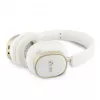Guess Bluetooth ENC Rectangle Metal Script Over-Ear Ακουστικά Λευκά