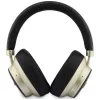 Guess GUE005456 Bluetooth Over-Ear Ακουστικά με ENC, 4G Gold Script Metal, Μαύρα
