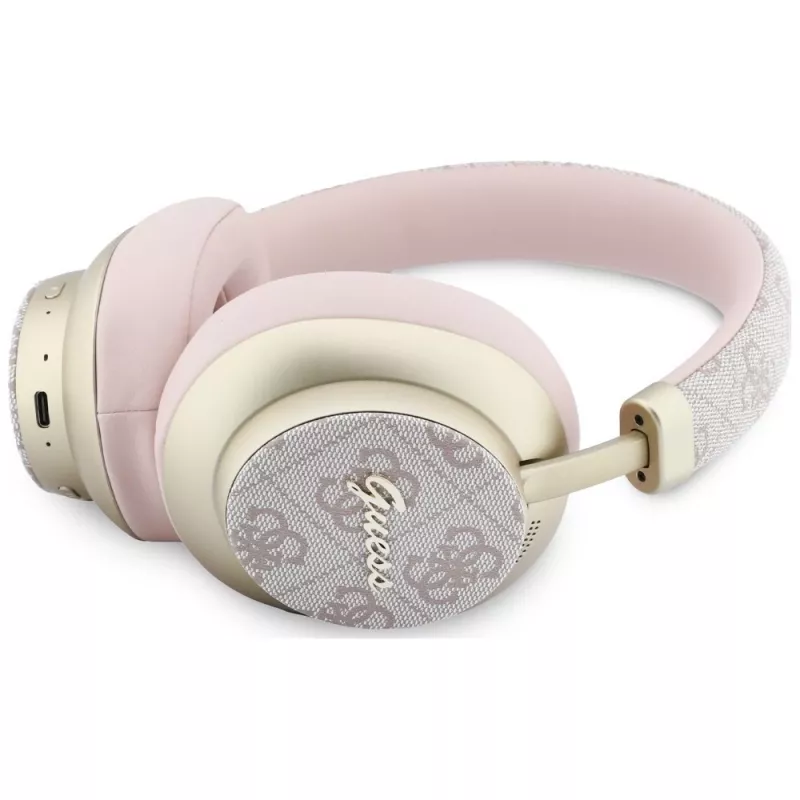 Guess GUE005458 Over-Ear Bluetooth Ακουστικά με ENC, Ροζ