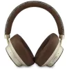 Guess GUE005457 Over-Ear Bluetooth Ακουστικά με ENC, Καφέ, Σχέδιο Gold Script Metal