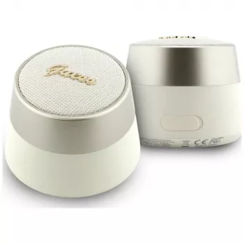 GUESS Bluetooth Ηχείο 5W Script MetalLogo Χρυσό
