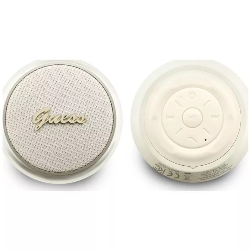 GUESS Bluetooth Ηχείο 5W Script MetalLogo Χρυσό