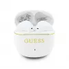 GUESS Glossy Gold Line Classic TWS Ακουστικά Λευκά