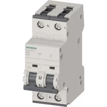 Siemens 5SY45107 MCB 1+N Pol C 10A 10kA 230V διακόπτης προστασίας γραμμής ράγας DIN