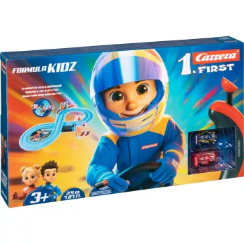 Carrera FIRST Formula Kidz First Cars Set (20063061) - Πίστα slotcar 1:50 για παιδιά