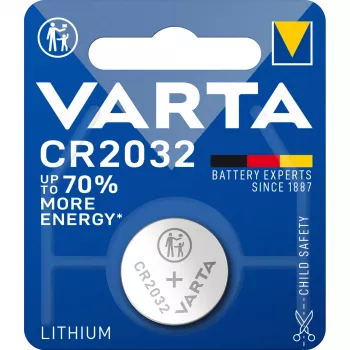 VARTA Electronic CR2032 Μπαταρία λιθίου κουμπί, 3V, 230 mAh, Masterbox με 100 τεμ.