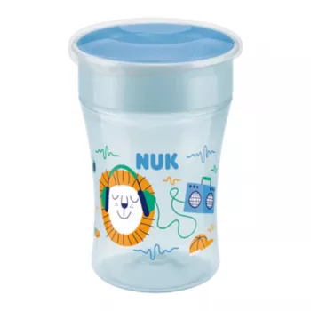 NUK Magic Cup 230ml Ποτήρι εκπαίδευσης Μπλε 360°