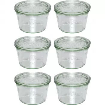 WECK Βάζο 370ml Σετ με 6 τεμ.