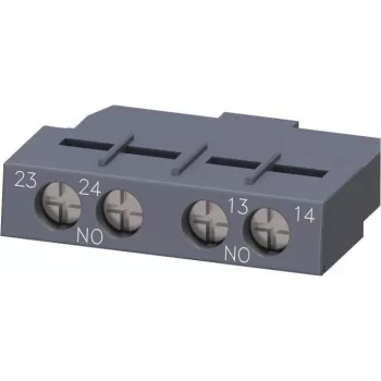 Siemens SIRIUS 3RV2 Βοηθητικός διακόπτης 3RV2901-1F, 1NO+1NC, Σύνδεση βίδας, Πλαϊνή τοποθέτηση
