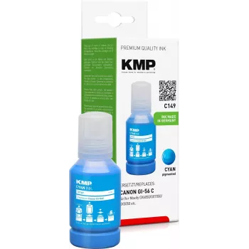 KMP 1584,0003 Κυανό Μελάνι φιάλη 135 ml 14000 σελίδες Ατομική συσκευασία
