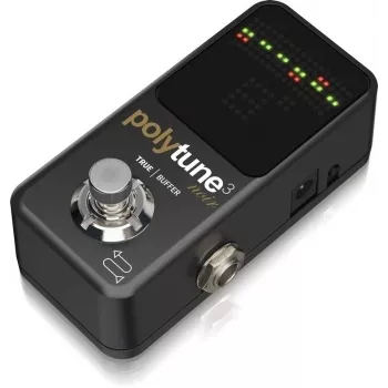 TC Electronic Polytune 3 Noir Πολυφωνικό πετάλι tuner