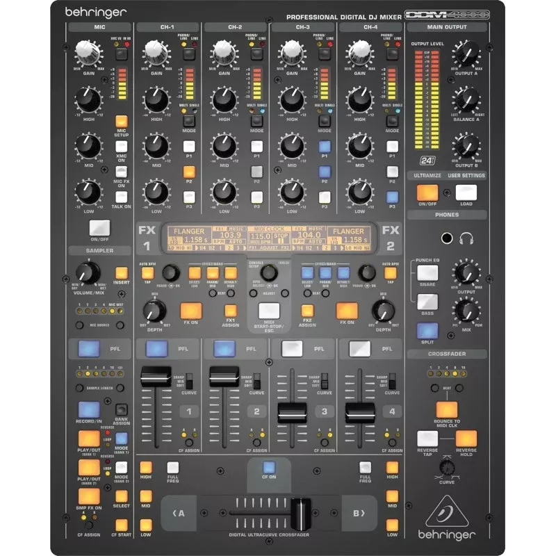 Behringer DDM4000 ψηφιακός DJ mixer 5 καναλιών