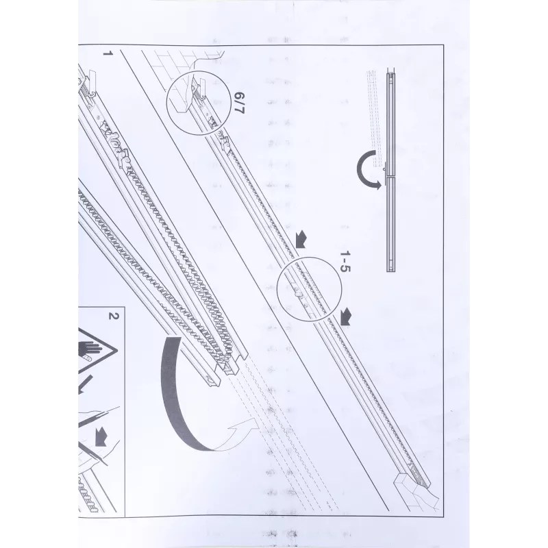 Hormann FS-2 διμερής κοντός οδηγός ιμάντα για μηχανισμούς Promatic/Supramatic